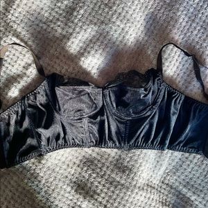 Vintage Victoria’s Secret Velvet Bustier